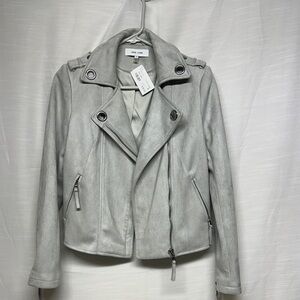 John + Jenn Soft Dove Suede Jacket super Soft